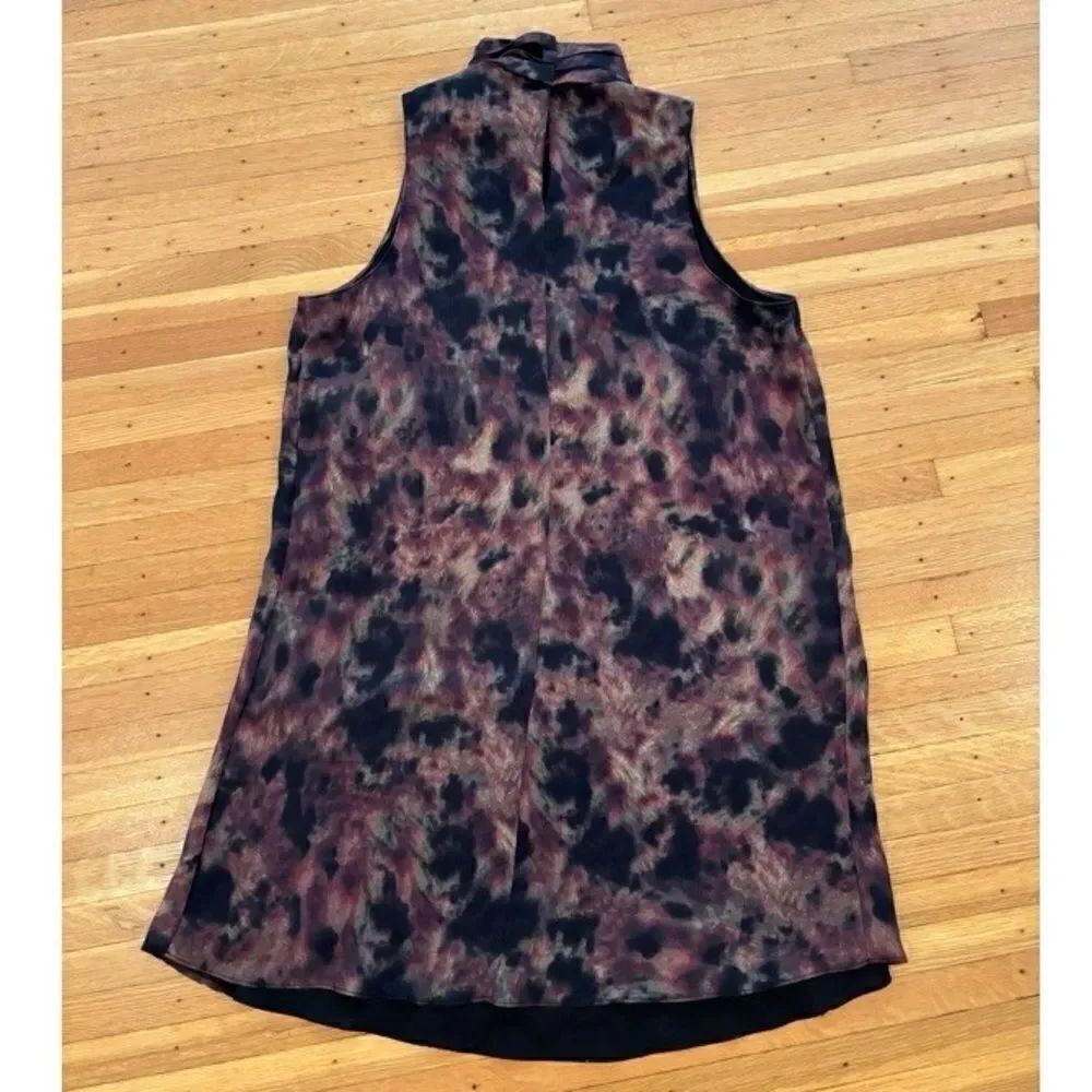 Amanda Uprichard tie dye high neck sleeveless dress